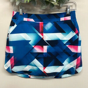 NWOT Slazenger Golf Bold Block Print Tech Skort S